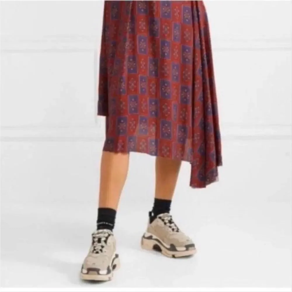 BALENCIAGA logo intarsia socks
